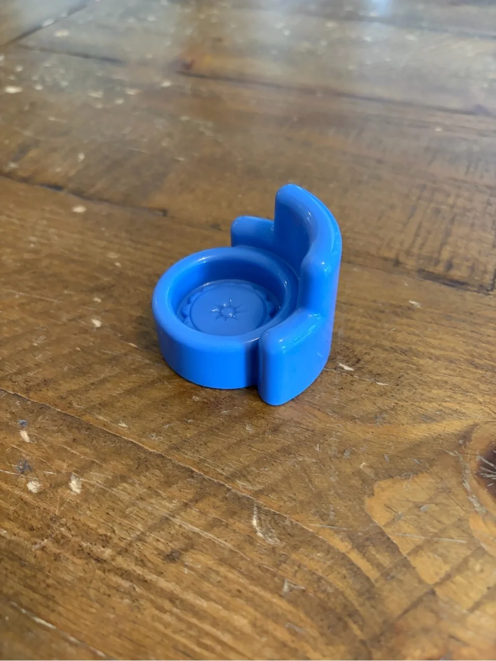 Fisher Price Little People Blue Royal Tea Party Chair as is